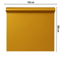 Rola panou autoadeziv, PET premium, Naimeed D7426, design 3D cu model in relief, 2.5mm grosime, 120x280cm, Auriu