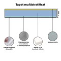 Rola tapet autoadeziv, panzat, 4mm grosime, Naimeed D5729, design elegant, termoizolant, 65x280cm, Albastru Rola tapet autoadeziv, panzat, 4mm grosime, Naimeed D5729, design elegant, termoizolant, 65x280cm, Albastru