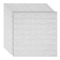 Set 10 x Tapet 3D autoadeziv, Naimeed D3401 Alb, model Caramida, 70 x 77 cm Set 10 x Tapet 3D autoadeziv, Naimeed D3401 Alb, model Caramida, 70 x 77 cm