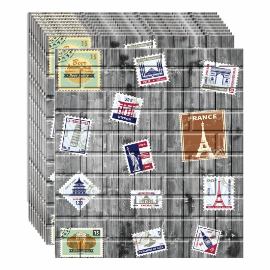 Set 10 x Tapet 3D autoadeziv, design modern, usor de curatat, 70x77 cm, Naimeed D3561 Set 10 x Tapet 3D autoadeziv, design modern, usor de curatat, 70x77 cm, Naimeed D3561