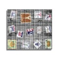 Set 10 x Tapet 3D autoadeziv, design modern, usor de curatat, 70x77 cm, Naimeed D3561 Set 10 x Tapet 3D autoadeziv, design modern, usor de curatat, 70x77 cm, Naimeed D3561