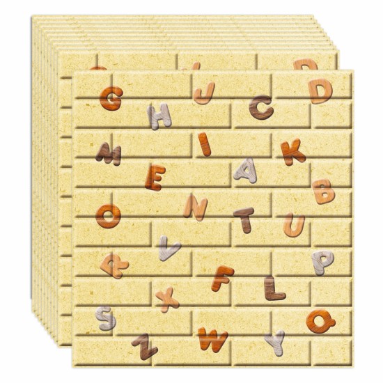 Set 10 x Tapet 3D autoadeziv, design modern, usor de curatat, 70x77 cm, Naimeed D3563 Set 10 x Tapet 3D autoadeziv, design modern, usor de curatat, 70x77 cm, Naimeed D3563