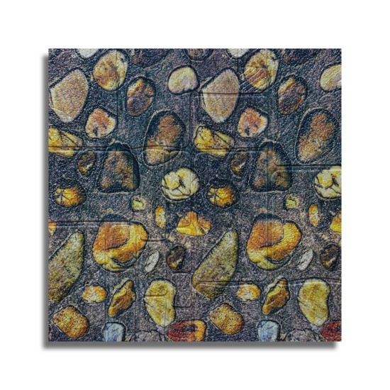Set 10 x Tapet 3D autoadeziv, design modern, usor de curatat, 70x70 cm, Naimeed D3596