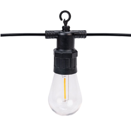 Ghirlanda luminoasa, decorativa, interconectabila, Naimeed D6080, 5m, 10 Becuri LED, Lumina Alb Cald