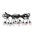 Ghirlanda luminoasa, solara, decorativa, interconectabila, Naimeed D6088, 5m, 10 Becuri LED, Lumina Multicolor
