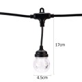 Ghirlanda luminoasa, solara, decorativa, interconectabila, Naimeed D6099, 5m, 10 Becuri LED, Lumina Alb Cald