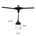Ghirlanda luminoasa, decorativa, interconectabila, Naimeed D6102, 5m, 10 Becuri LED, Lumina Multicolar