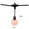 Ghirlanda luminoasa, solara, decorativa, interconectabila, Naimeed D6105, 5m, 10 Becuri LED, Lumina Calda