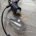 Ghirlanda luminoasa, solara, decorativa, interconectabila, Naimeed D6115, 5m, 10 Becuri LED, Lumina Alb Cald