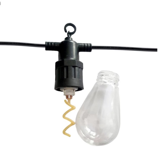 Ghirlanda luminoasa, decorativa, interconectabila, Naimeed D6118, 5m, 10 Becuri LED, Lumina Alb Rece