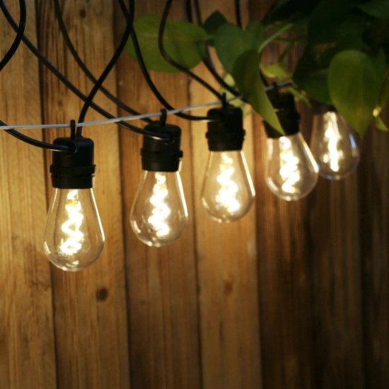 Ghirlanda luminoasa, decorativa, interconectabila, Naimeed D6118, 5m, 10 Becuri LED, Lumina Alb Rece