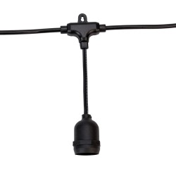 Ghirlanda, interconectabila, fara becuri, Naimeed D6131, 10m, 20 Socluri E27