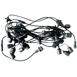 Ghirlanda, interconectabila, fara becuri, Naimeed D6131, 10m, 20 Socluri E27