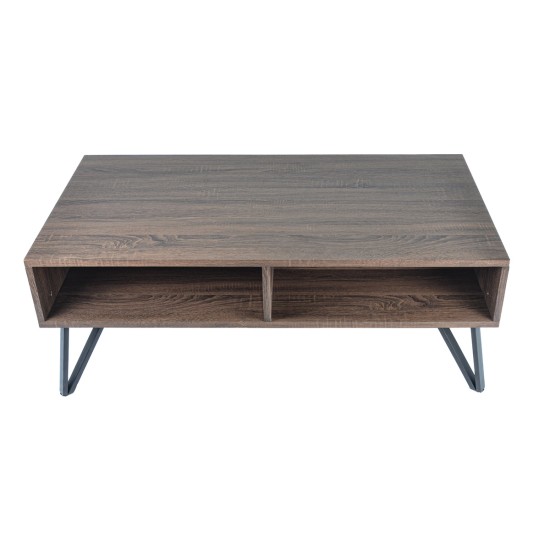 Comoda, 4 compartimente, Naimeed 637, 120x60x45cm, Stejar Inchis