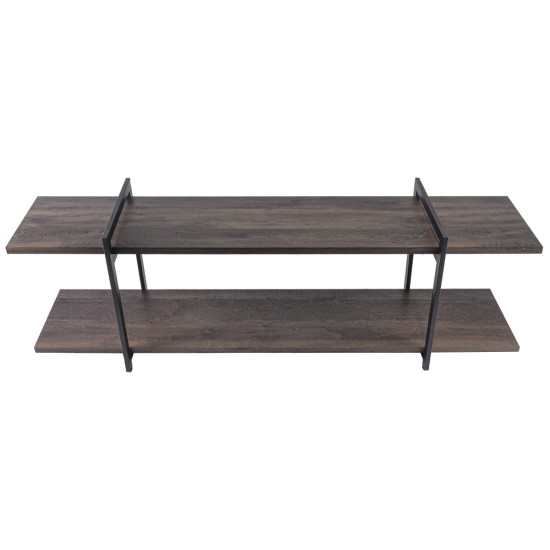 Comoda TV, stil modern, inaltime 50cm, Naimeed TV-6003, Stejar Inchis