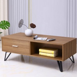 Comoda, 2 compartimente, inaltime 45cm, Naimeed 630, Stejar Gri