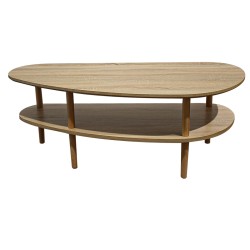 Masuta de cafea, stil modern, inaltime 45cm, Naimeed 601, Salcam Deschis