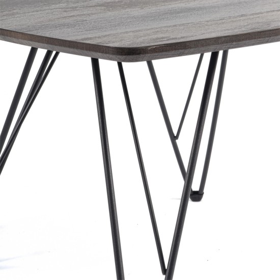 Masuta de cafea, stil modern, inaltime 45cm, Naimeed 611-60, Stejar Inchis