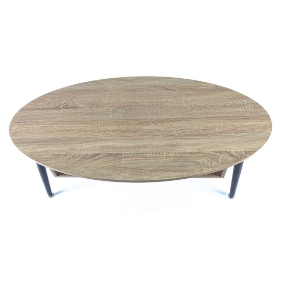 Masuta de cafea, stil modern, inaltime 46cm, Naimeed 801-2, Salcam Deschis