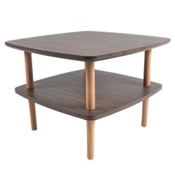 Masuta de cafea, stil modern, inaltime 45cm, Naimeed A-60Y, Stejar Inchis