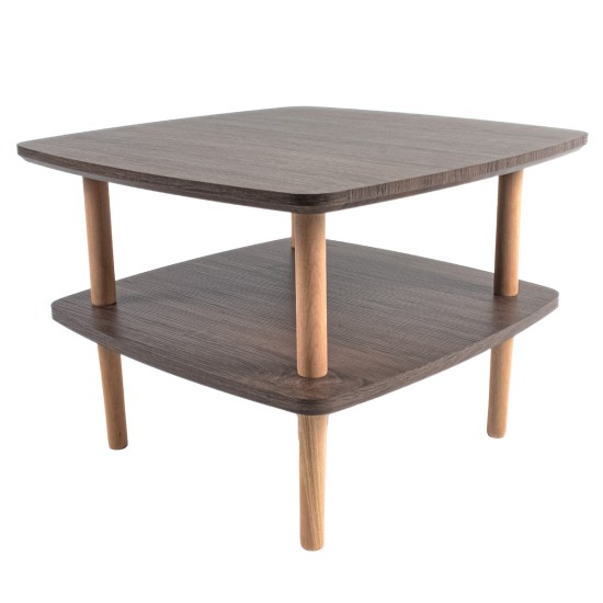 Masuta de cafea, stil modern, inaltime 45cm, Naimeed A-60Y, Stejar Inchis