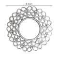 Set 3 Oglinzi Decorative de Perete, Naimeed D4621S, Arigntiu, Ø25x1 cm Set 3 Oglinzi Decorative de Perete, Naimeed D4621S, Arigntiu, Ø25x1 cm
