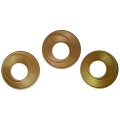 Set 3 Oglinzi Decorative de Perete, Naimeed D4622G, Auriu, ⌀25x1 cm