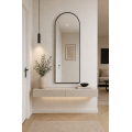 Oglinda Tip Arcada de Perete, Naimeed D7977, Rama din Aluminiu, 70x150cm, negru