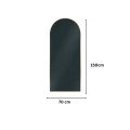 Oglinda Tip Arcada  de Perete, Naimeed D7979, Rama din Aluminiu, 70x150cm, auriu