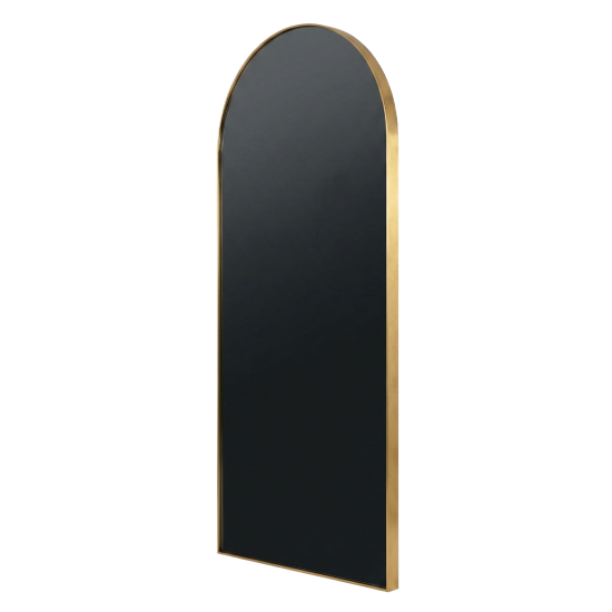 Oglinda Tip Arcada  de Perete, Naimeed D7979, Rama din Aluminiu, 70x150cm, auriu