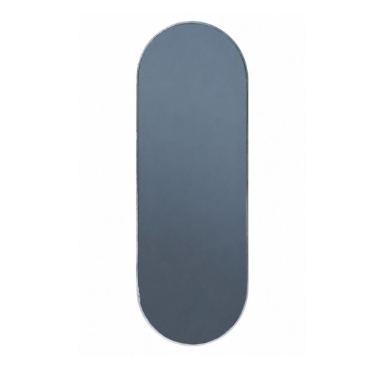 Oglinda Ovala de Perete, Naimeed D7981, Rama din Aluminiu, 60x170cm, argintiu