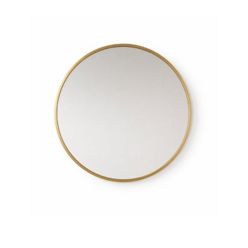 Oglinda de Perete, Naimeed D7983, Rama din Aluminiu, 60 cm, auriu