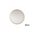 Oglinda de Perete, Naimeed D7983, Rama din Aluminiu, 60 cm, auriu