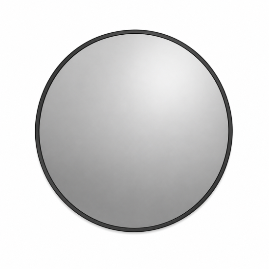 Oglinda de Perete, Naimeed D7988, Rama din Aluminiu, 80 cm, negru