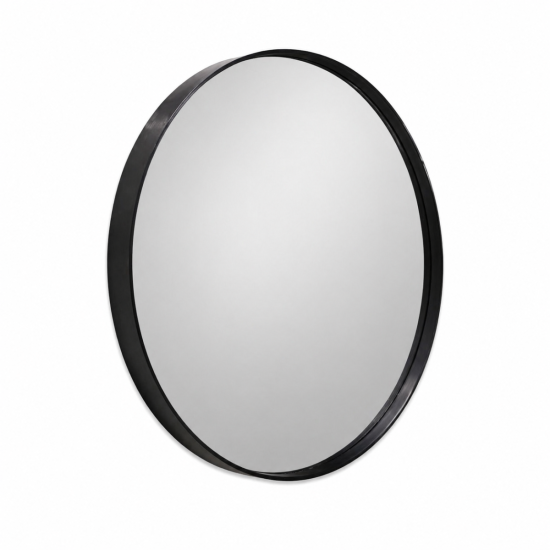 Oglinda de Perete, Naimeed D7988, Rama din Aluminiu, 80 cm, negru