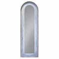 Oglinda LED de Perete Naimeed D7989, 3 Nuante de lumina, Touch, 60x160cm, auriu