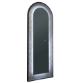 Oglinda LED de Perete Naimeed D7992, 3 Nuante de lumina, Touch, 60x160cm, auriu