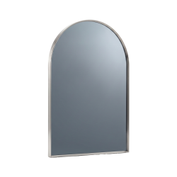 Oglinda tip arcada de Perete, Naimeed D8011, Rama din Aluminiu, 50x70cm, argintiu