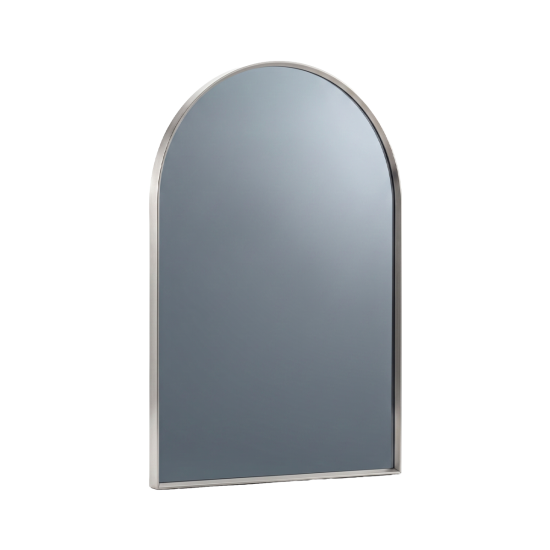 Oglinda tip arcada de Perete, Naimeed D8011, Rama din Aluminiu, 50x70cm, argintiu