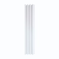 Panou decorativ riflaj WPC, montaj rapid, rezistenta ridicata, Naimeed D7534, 260x16.8x2.3cm, alb