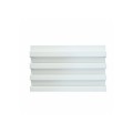 Panou decorativ riflaj WPC, montaj rapid, rezistenta ridicata, Naimeed D7534, 260x16.8x2.3cm, alb