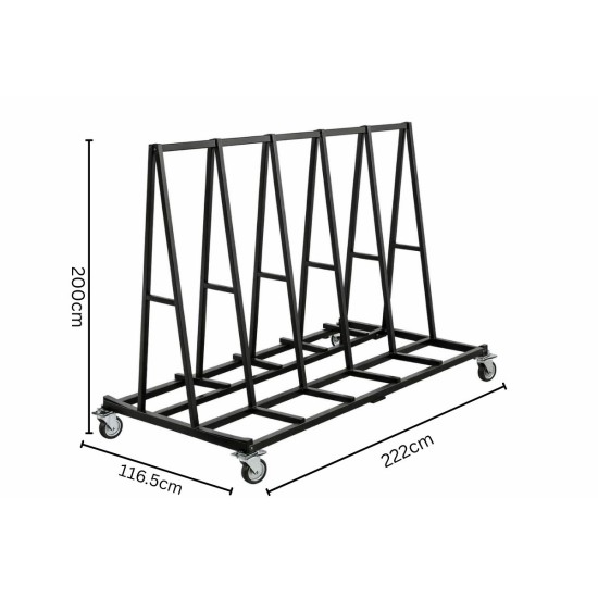 Carucior de transport tip A, cu roti, Dimensiuni 116.5x200x222cm