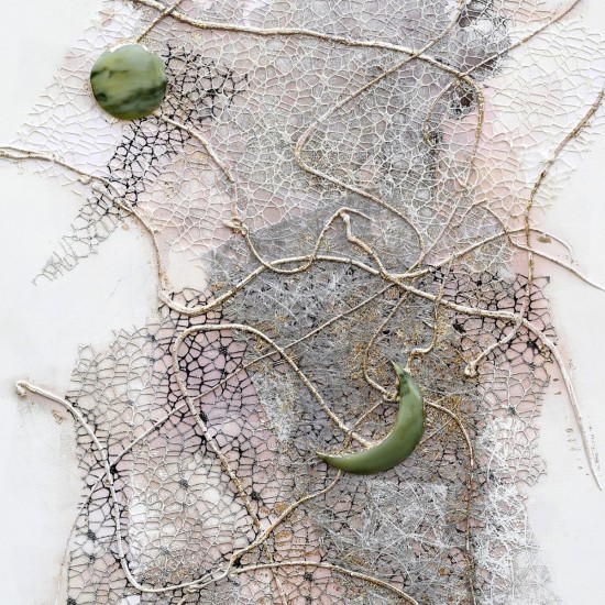 Tablou decorativ, 3D piatra naturala, Naimeed D7957, montat pe suport rigid si rama exterioara din lemn, 80x120x4cm