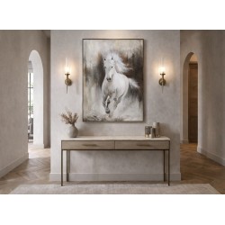 Tablou Decorativ, vopsea in ulei pe panza, Naimeed D7963, efect 3D, montat pe rama dubla din lemn, 100x140x4cm