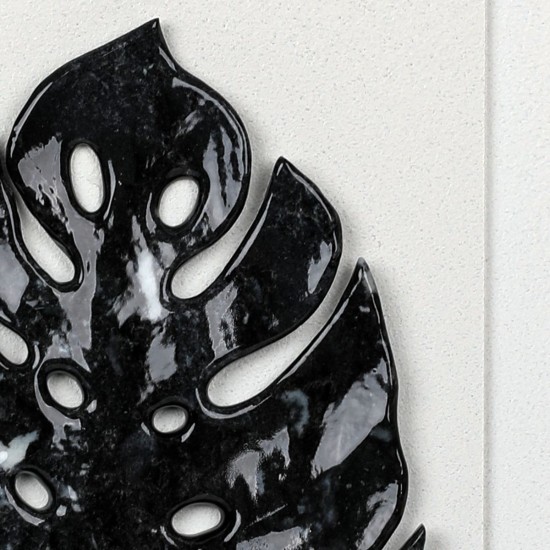 Tablou decorativ, 3D relief piatra naturala, Naimeed D7966, montat pe suport rigid si rama exterioara din lemn, 42x62x3cm