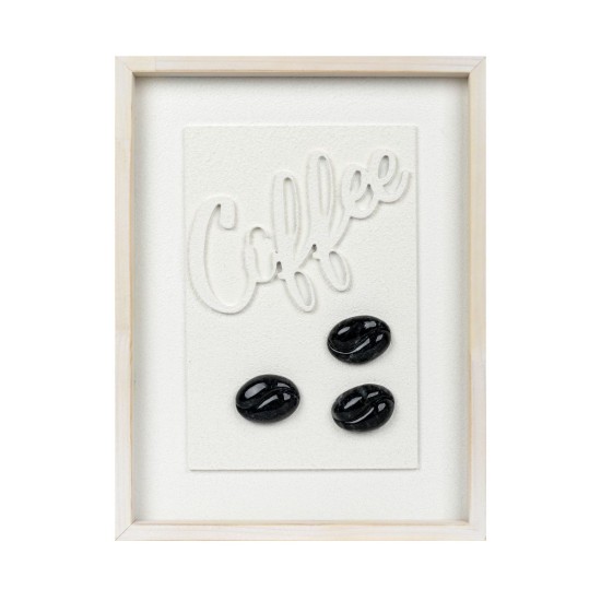 Tablou decorativ, efect 3D piatra naturala, Naimeed D7967, montat pe rama dubla din lemn, 32x42x4cm