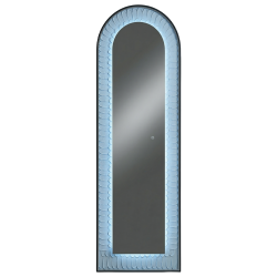 Oglinda LED de Perete Naimeed D7991, 3 Nuante de lumina, Touch, 60x120cm, negru 