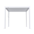 Pergola bioclimatica, aluminiu, Naimeed D6801, 300x300x250cm, Alb